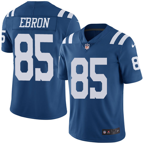 Indianapolis Colts 85 Limited Eric Ebron Royal Blue Nike NFL Youth Rush Vapor Untouchable jersey